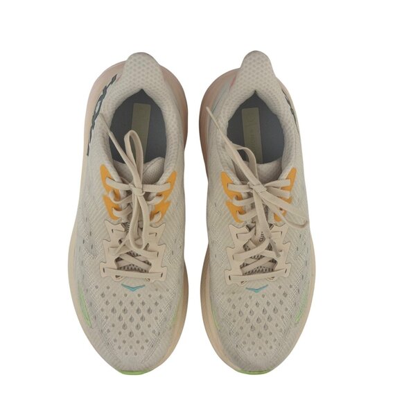 Hoka Cream and Orange Athletic Shoes - Picture 5 of 13